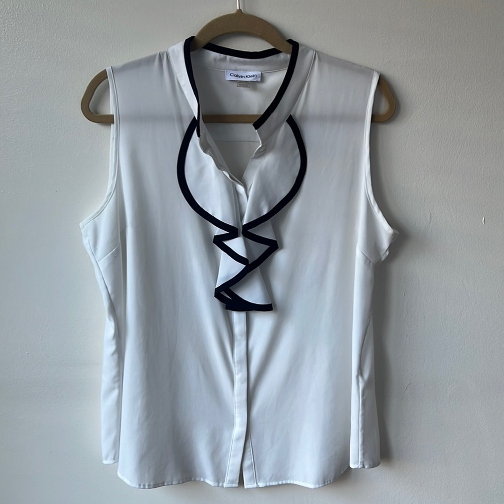 Calvin Klein sleeveless blouse